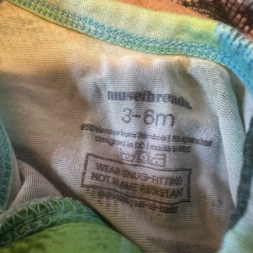 LOT of 2 BAMBOO soft pajamas sz 3-6 months - MUSETHREADS - Picture 3 of 7